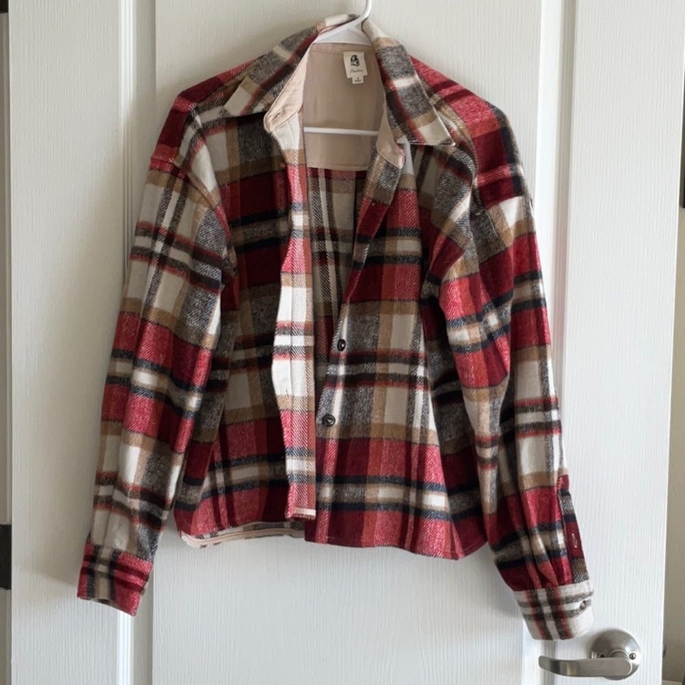 Vici flannel lightweight jacket